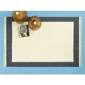 English Home Lara Purl Dokuma Kilim 60 x 100 cm Lacivert - Krem