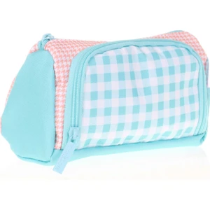 Wichlight Ekose Mint Kalem Çantası Su Geçirmez Nano Teknoloji Kumaş 10x20x7 cm