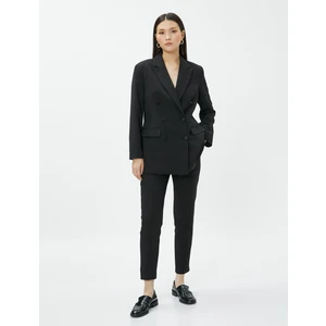 Basic Cigarette Pantolon Dar Paça