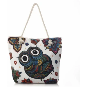 Baykuş Dijital Baskılı Plaj Çantası 01