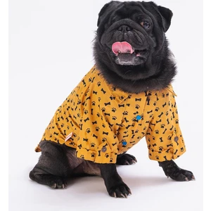 Mustard Ossa Kedi ve Küçük Irk Köpek Gömleği (2,5 kg-11 kg arasına uygun)