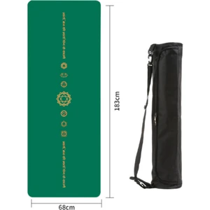 Xtr Fitness Profesyonel Kauçuk Yüzey Yoga Matı 5 mm Koyu Yeşil