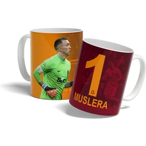 Muslera - Sarı Kırmızı Baskılı Kupa Bardak