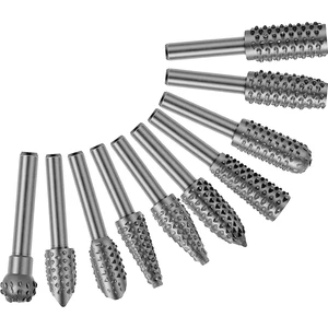 5207 Döner Ahşap Törpü Oyma Seti 10 Parça