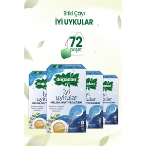 Iyi Uykular Çayı Melisa ve Hint Fesleğeni 18' Li x 4 Adet