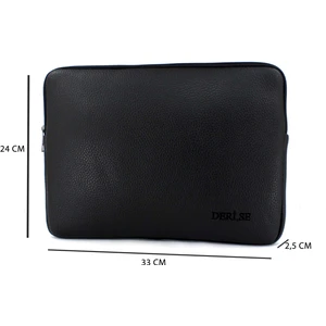 Derise Club Küçük Boy Siyah MacBook 13” 13,3 iPad Air 5 ve Notebook Tablet Kılıfı
