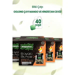 Büyülü Bohça Oolong Çayı Mango ve Hindistan Cevizi x 4 Adet