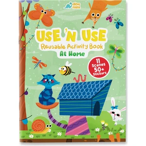 Use 'n Use Reusable Activity Book - At Home Tak Çıkar Çıkartmalı Aktivite Kitabı