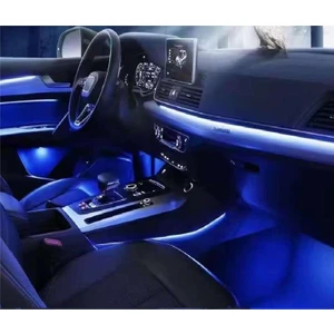 Renault Open Fiat Ford Peugeot Citroën Volkswagen Müzik Ambiyans Ortam Işığı Araç Içi Atmosfer Ambiyans LED Mobil Uygulama Kontrollü LED App Kontrollü Rgb LED 17 Parça