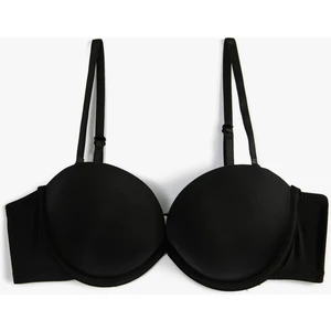 Destekli Sütyen Ekstra Dolgulu Balenli Dantelli Kaplı