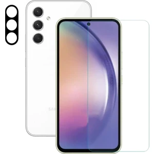 Samsung Galaxy A24 Kamera Lens Koruyucu + Ekran Koruyucu
