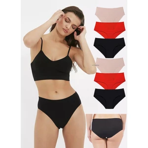 Gecko Collection Gecko Lazer Kesim Külot Kadın Külot 6'lı