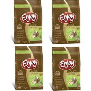 Tavuklu Yetişkin Kedi Maması 1 kg X 4 Adet (4kg)