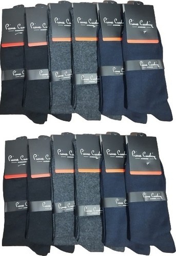 Pierre Cardin 12 Çift Karışık Pamuk Soket Erkek Çorap %80 Pamuklu Yumuşaklık ve Konfor