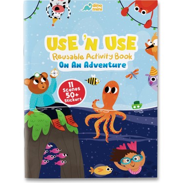 Use 'n Use Reusable Activity Book - On An Adventure Tak Kitabı