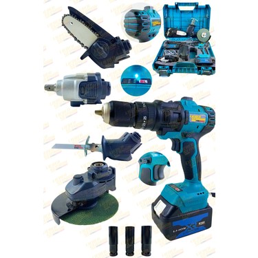 Lieber German Alman 92VF 10AH Tak Çıkar 5 Kafalı Matkap Seti Fiyatı