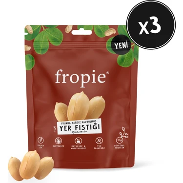 Fropie Yer Fıstığı - Fırında Yağsız Kavrulmuş 75  gr x 3