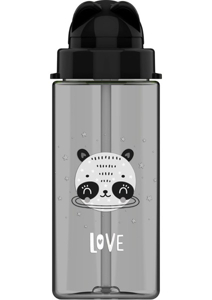 Cool-J Cute Pipetli Pet Matara 500CC Siyah Panda