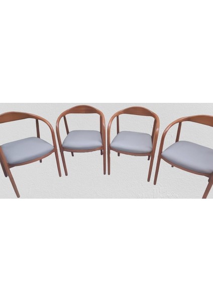 Sandalye ST Yılan Tam Kolçak Model Kayın Retro Ayak Ceviz Renk 4ad El Yapım fiyatları