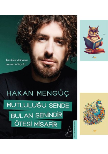 Mutluluğu Sende Bulan Senindir Ötesi Misafir - Hakan Mengüç + Not Defterli Seti