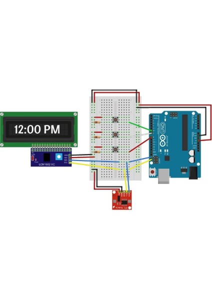 Emes Robotik Arduino Uno ile Dijital Saat Geliştirme Seti