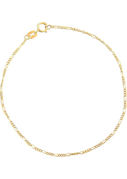 14 Ayar Altın Figaro Zincir Bileklik