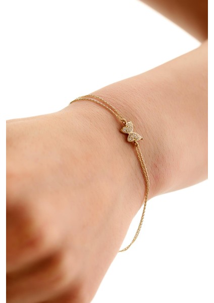 14 Ayar Altın Kelebek Bileklik fiyatları