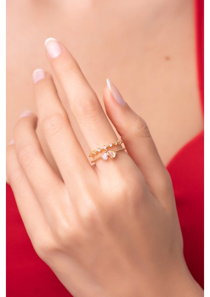 925 Ayar Ayarlanabilir Kraliçe Model Yüzük