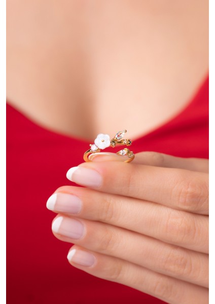 Ayarlanabilir Papatya Figürlü Prenses Kadın Yüzük fiyatları