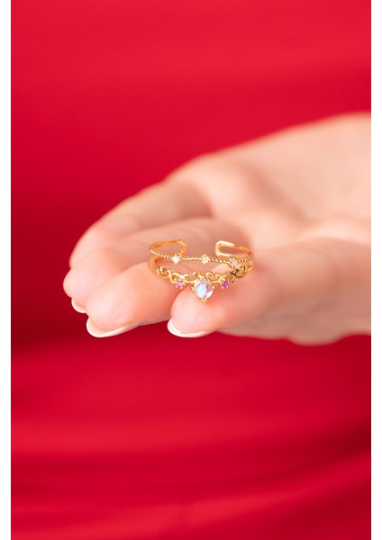 Ayarlanabilir Mavi Taşlı Kraliçe Yüzüğü fırsatları