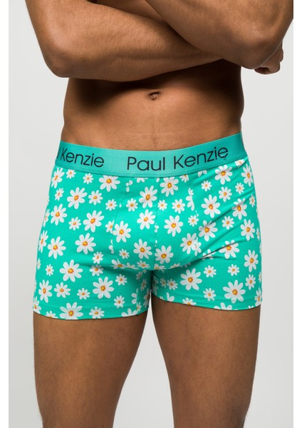 Unique Effect Desenli Erkek Boxer - Daisy