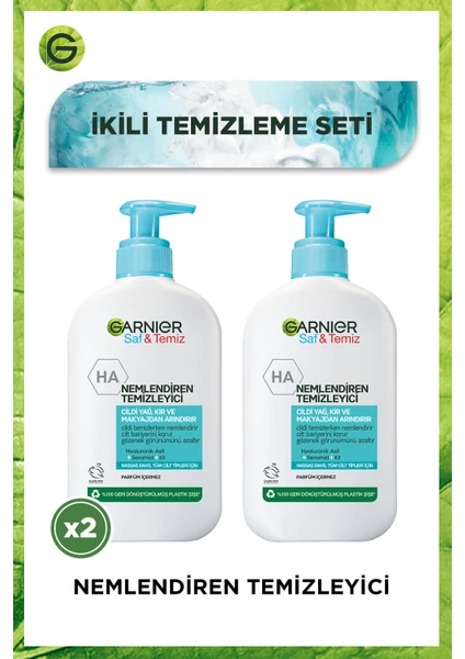 2'li Garnier Saf & Temiz Nemlendiren Temizleyici Seti 250 ml