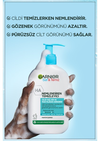 2'li Garnier Saf & Temiz Nemlendiren Temizleyici Seti 250 ml