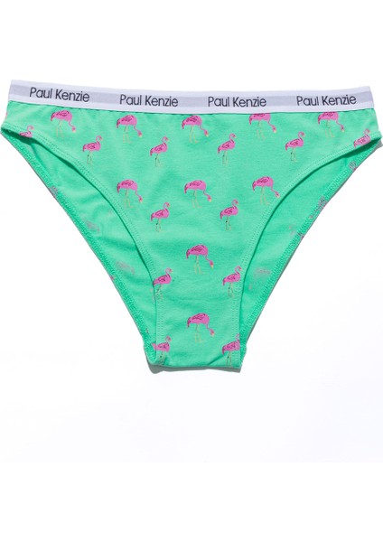 Unique Effect Desenli Kadın Slip Külot - Pink Birdy