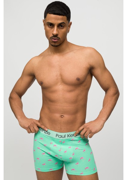 Unique Effect Desenli Erkek Boxer - Pink Birdy modelleri