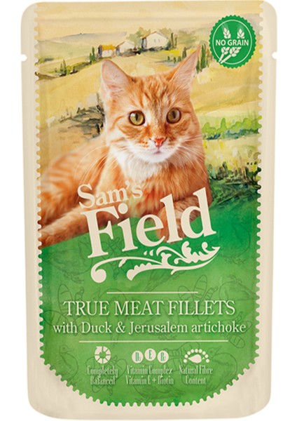 Cat Pouch Duck Filets/jerusalem Artichoke 85 G / Yaş Kedi Maması Ördek ve Yer Elması