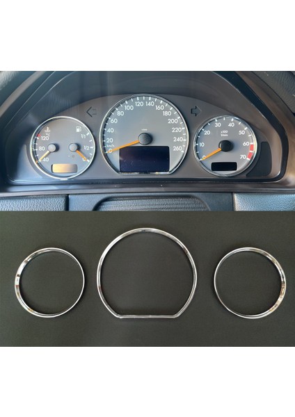 W210 Kadran Krom Halka Seti 2000-2002