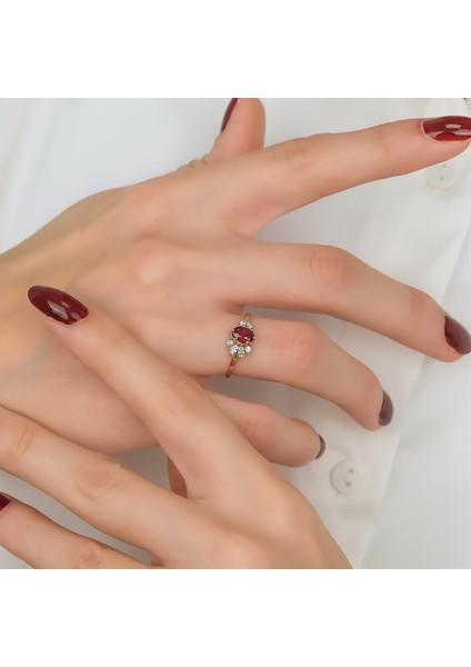 Ruby Markiz Pırlanta Yüzük fiyatları