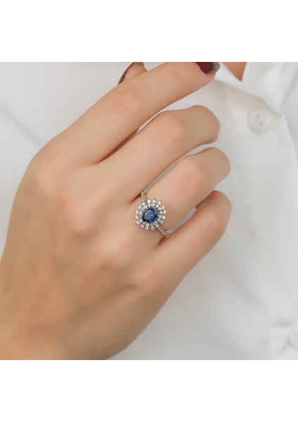 Safir Yıldız Pırlanta Yüzük fiyatları