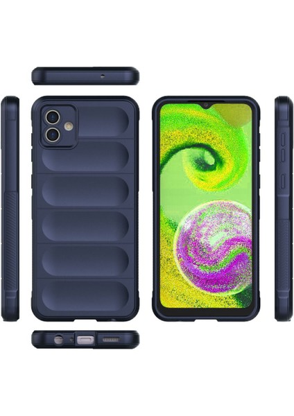 Samsung Galaxy A04 Optimum Lens Çerçeveli Silikon Kapak Kılıf