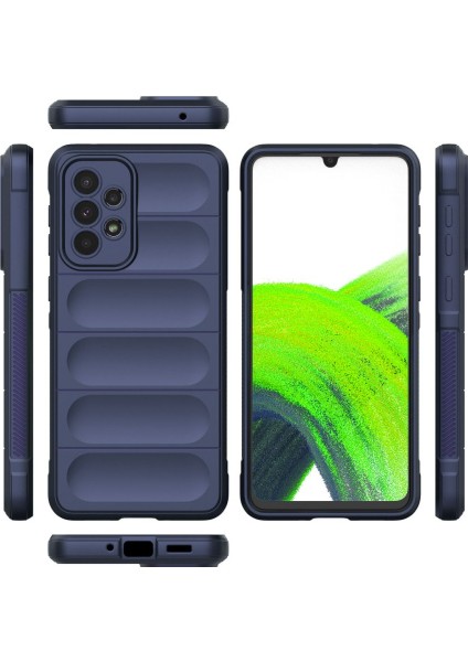 Samsung Galaxy A33 5g Optimum Lens Çerçeveli Silikon Kapak Kılıf