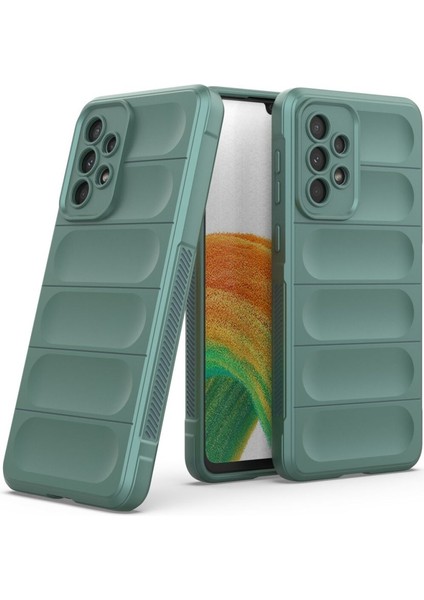 Samsung Galaxy A33 5g Optimum Lens Çerçeveli Silikon Kapak Kılıf