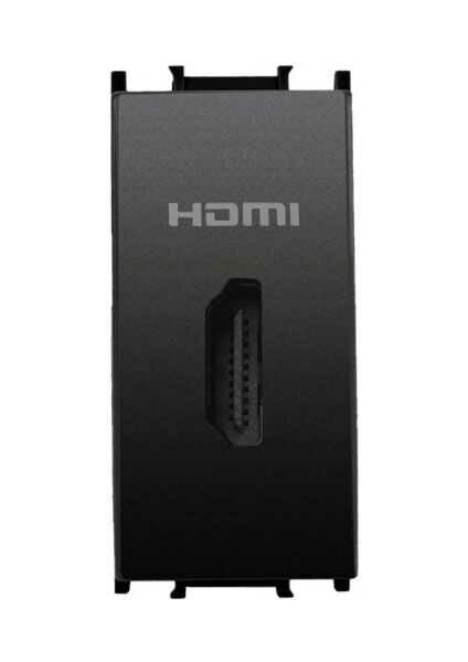 Viko Panasonic Modüler Siyah HDMI Konnektör Alt+Kapak 1m - WVTT14794BL-TR