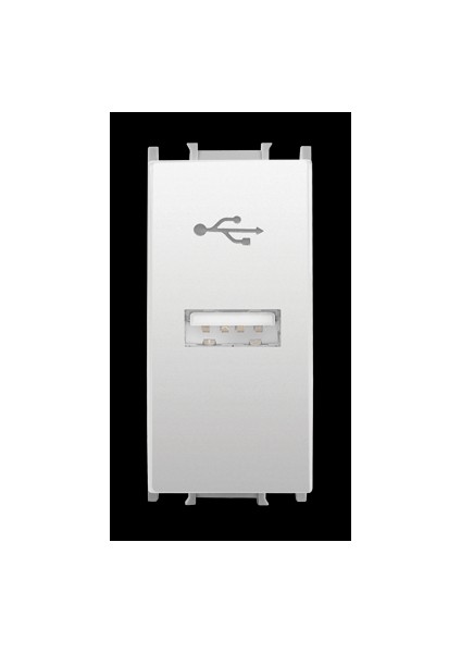 Viko Panasonic Modüler Opak Beyaz USB Konnektör Alt+Kapak 1m - WVTT14194WH-TR