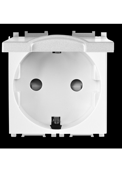 Viko Panasonic Modüler Opak Beyaz Kapaklı Topraklı Priz Çk Alt+Kapak 2m - WVTT22101WH-TR