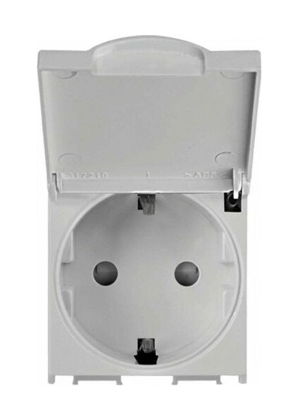 Viko Panasonic Modüler Metalik Beyaz Kapaklı Topraklı Priz Çk Alt+Kapak 2m - WVTT22101MW-TR