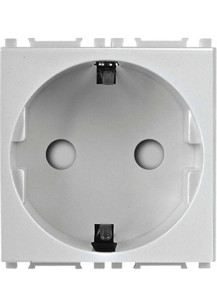 Viko Panasonic Modüler Metalik Beyaz Topraklı Priz Çk Alt+Kapak 2m - WVTT22121MW-TR