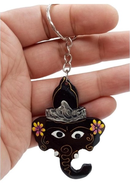 Hindistan Cevizi Fil Kafası Anahtarlık Dörtlü Paket modelleri