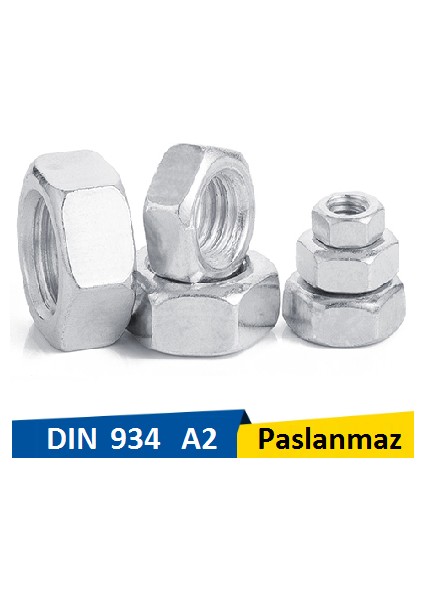 M27 Inox Metrik Somun