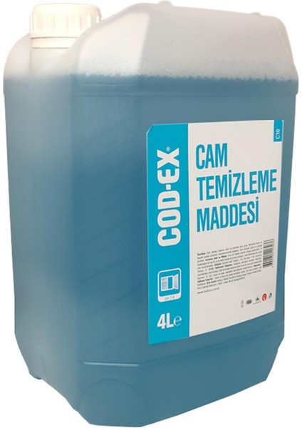 Cam Temizleme Maddesi 4 L x 4 Adet